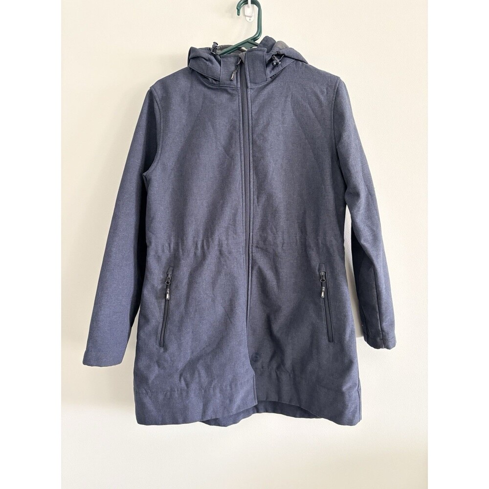 Outdoor Ventures Women’s Grey Waterproof Parka Jacket Removable Hood Medium